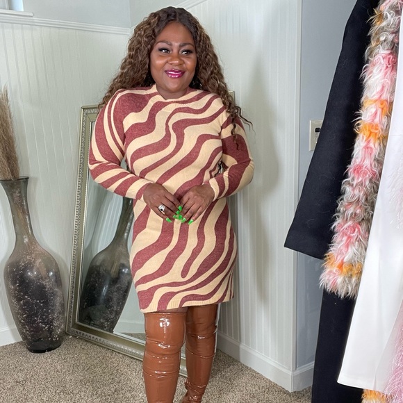 Zara Printed Mini Dress - Picture 1 of 3